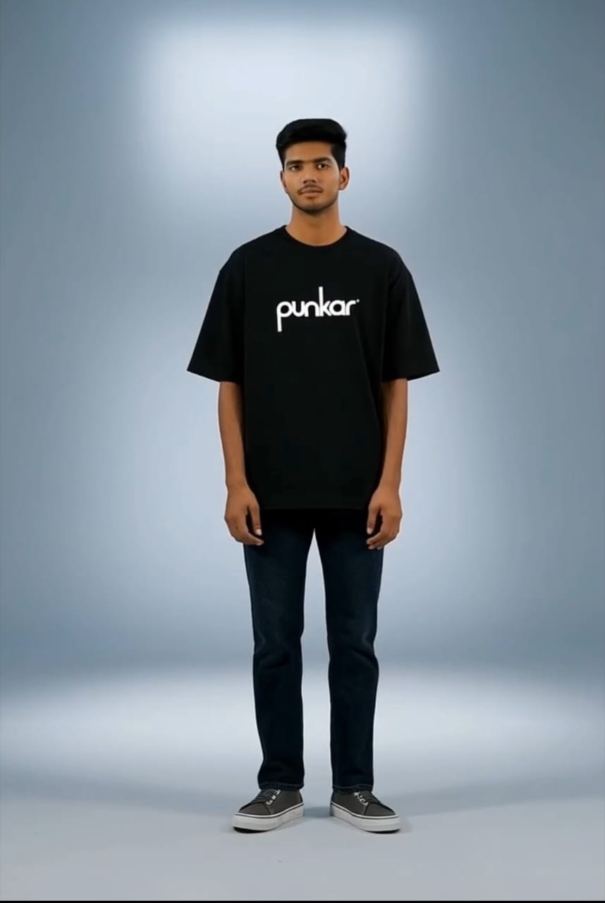 PUNKAR™ Take Me Higher Oversized Graphic T-Shirt