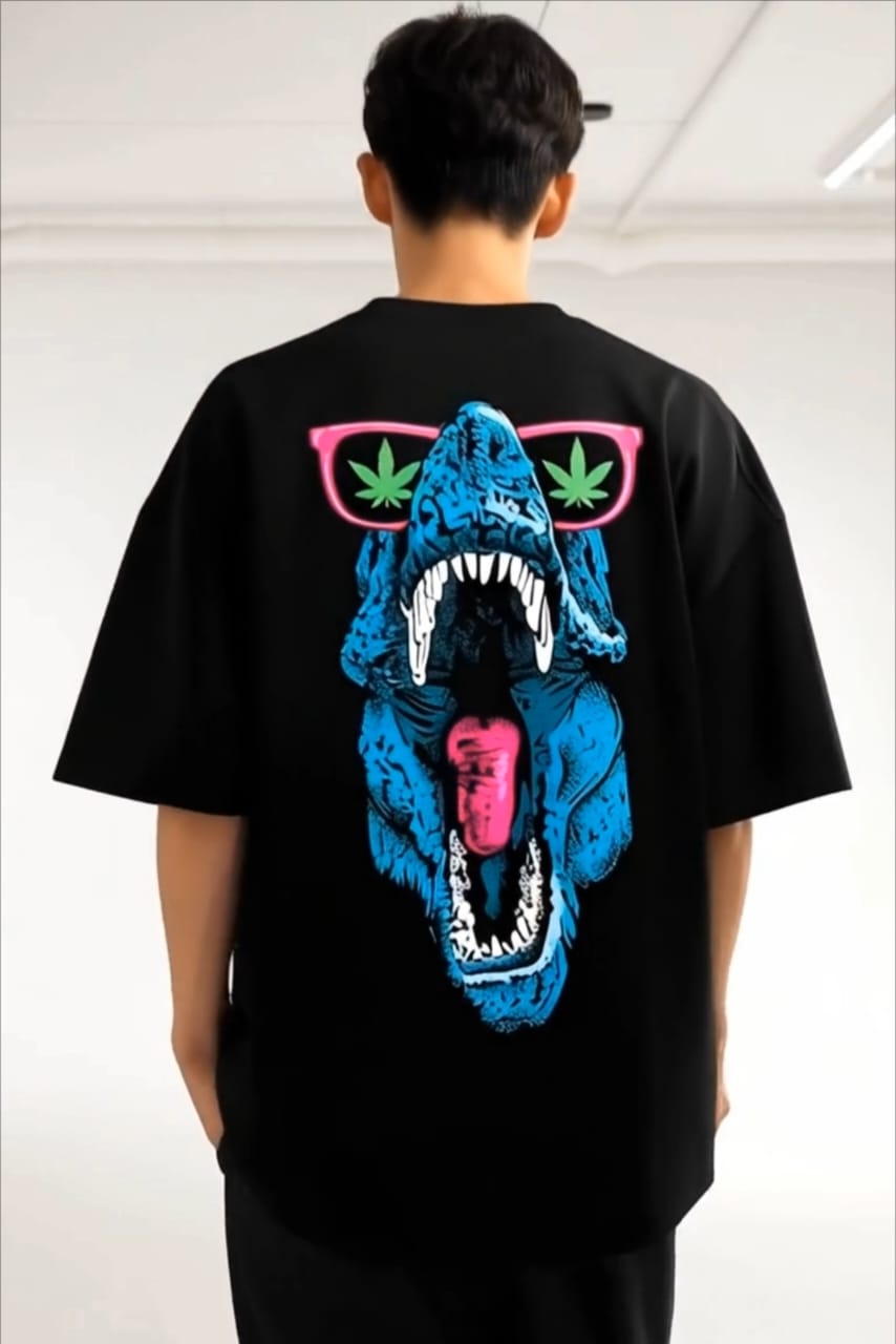 The "Dino Gaze" Oversized T-Shirt Punkar™