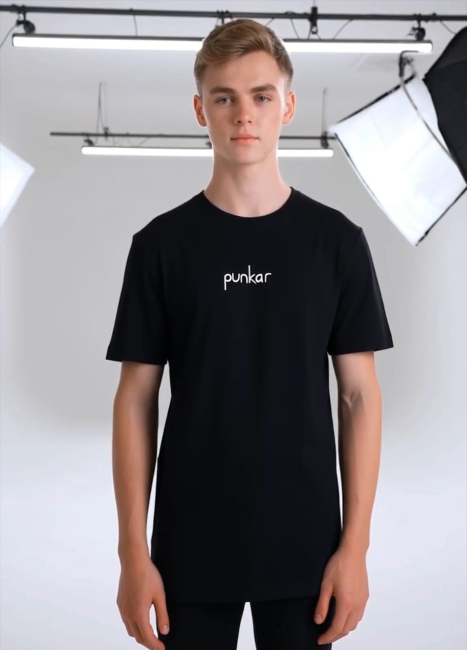 Punkar™ Portal Attitude Graphic T-Shirt – Black