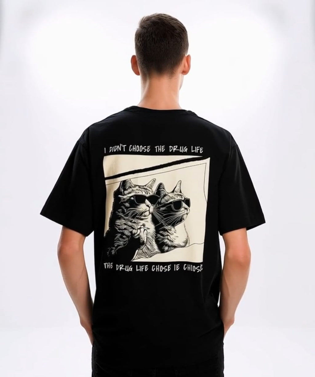 Punkar™ Portal Attitude Graphic T-Shirt – Black