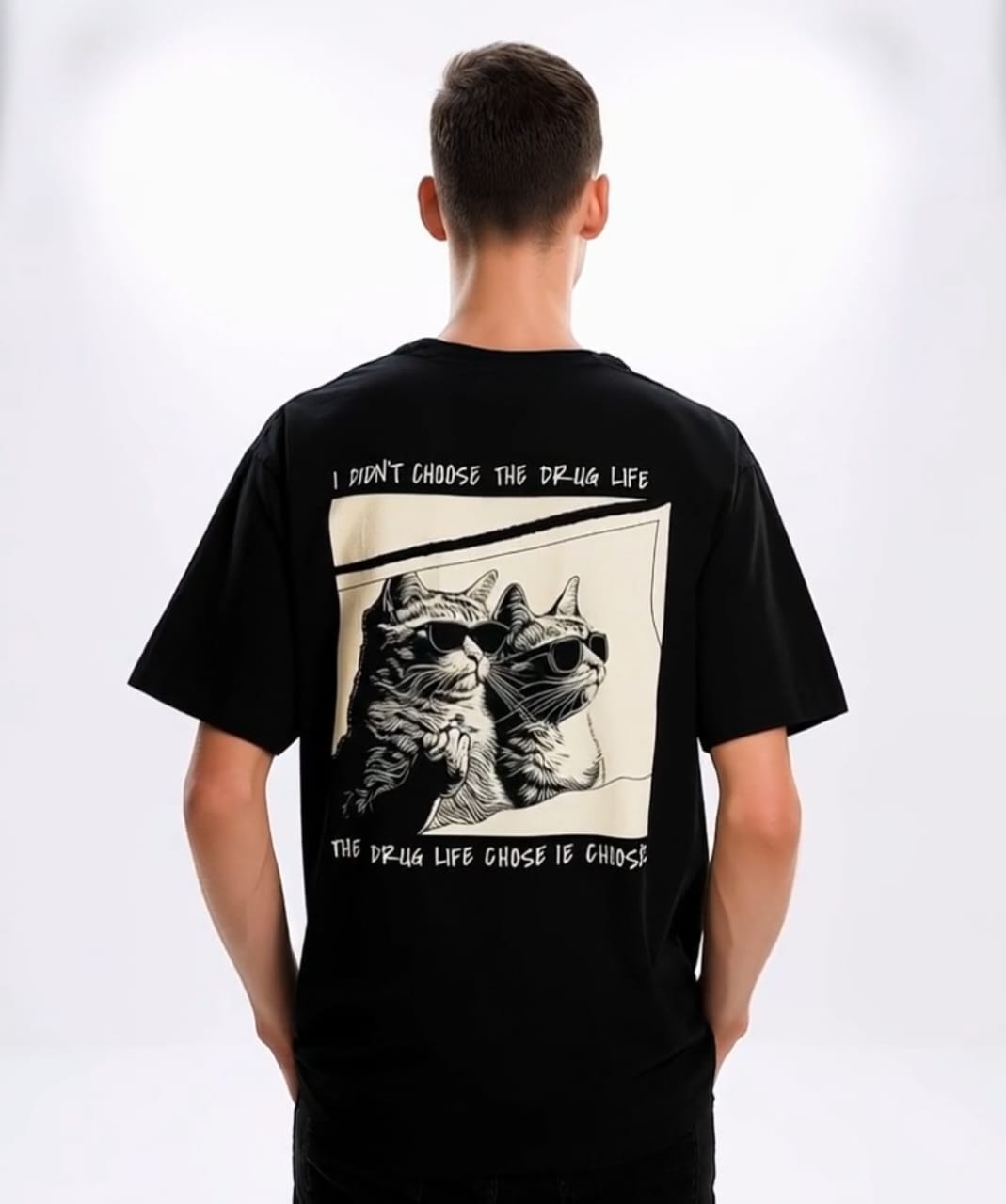 Punkar™ Portal Attitude Graphic T-Shirt – Black